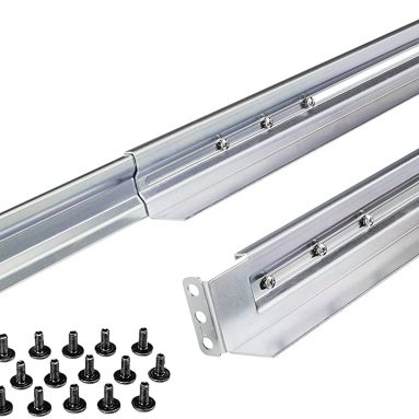 CyberPower 4POSTRAIL 4-Post Universal Rack Mount Rail Kit, Silver